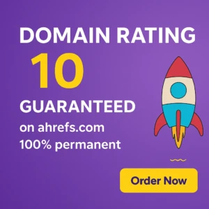 Domain Rating 10 Guaranteed - $299 One-Time